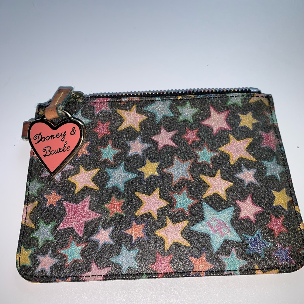 Vintage Dooney star mini card holder